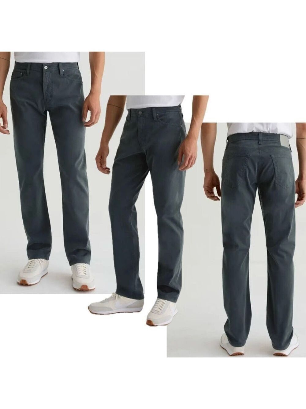 AG adriano goldschmied the graduate tailored leg pants Sz 30X34 Grey Steel